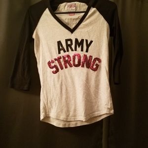 PINK Army Strong Shirt